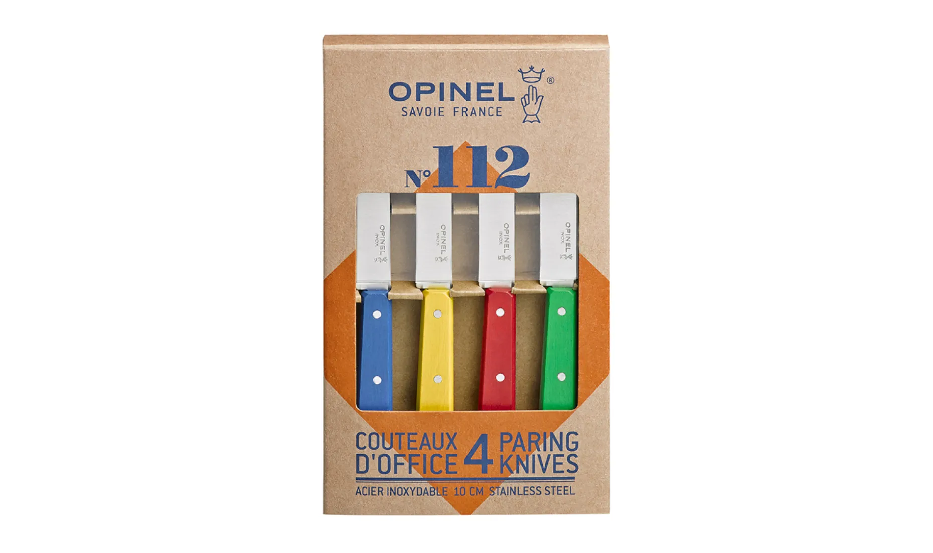 Coffret de 4 Couteaux N°112 Couleurs Classiques