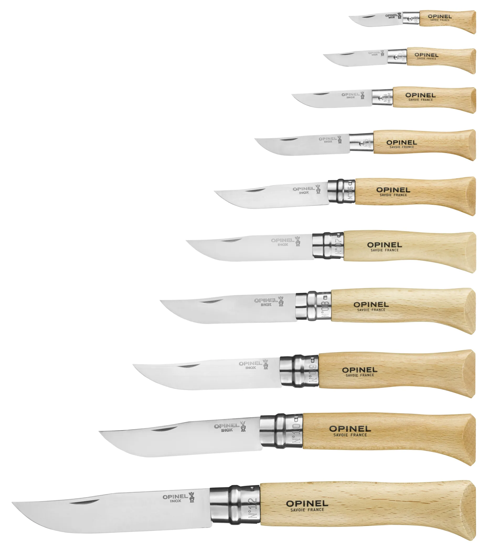 Collection 10 Couteaux Inox